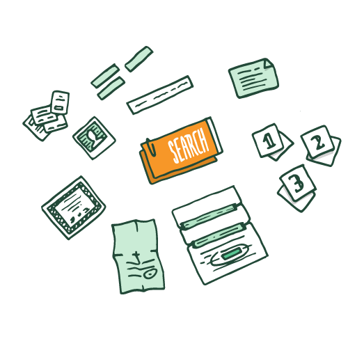 Informative documents linked together for research purposes.