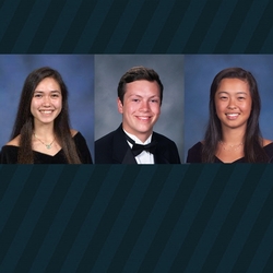 Three Students Named U.S. Presidential Scholars