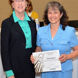 Board Honors Spanish Teacher Gloria Quave For Lifetime Achievement Award